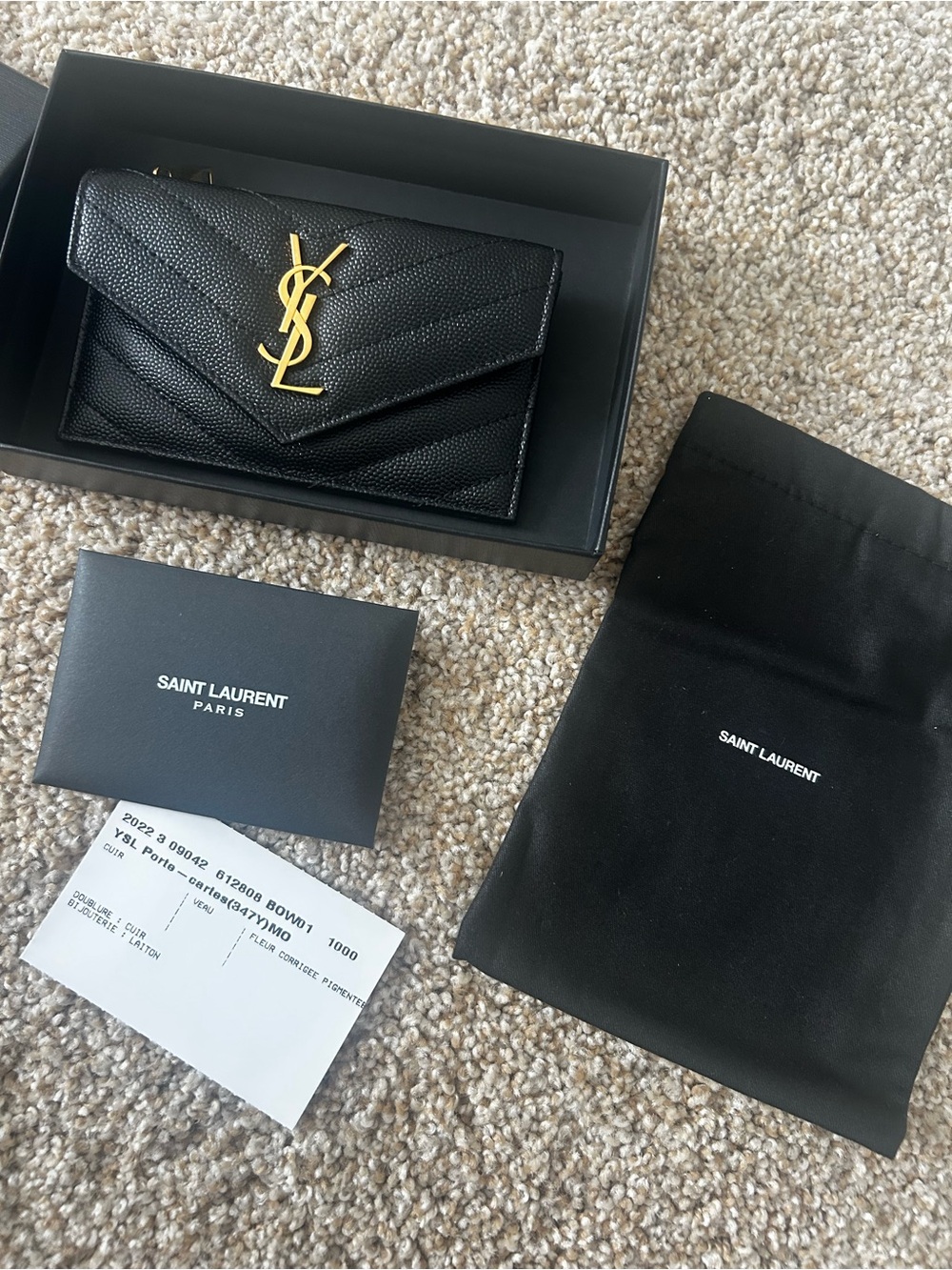 Yves Saint Laurent Card Holder - Picture 2 of 6